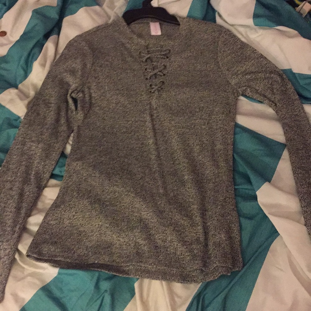 Tight fitted long sleeve shirt